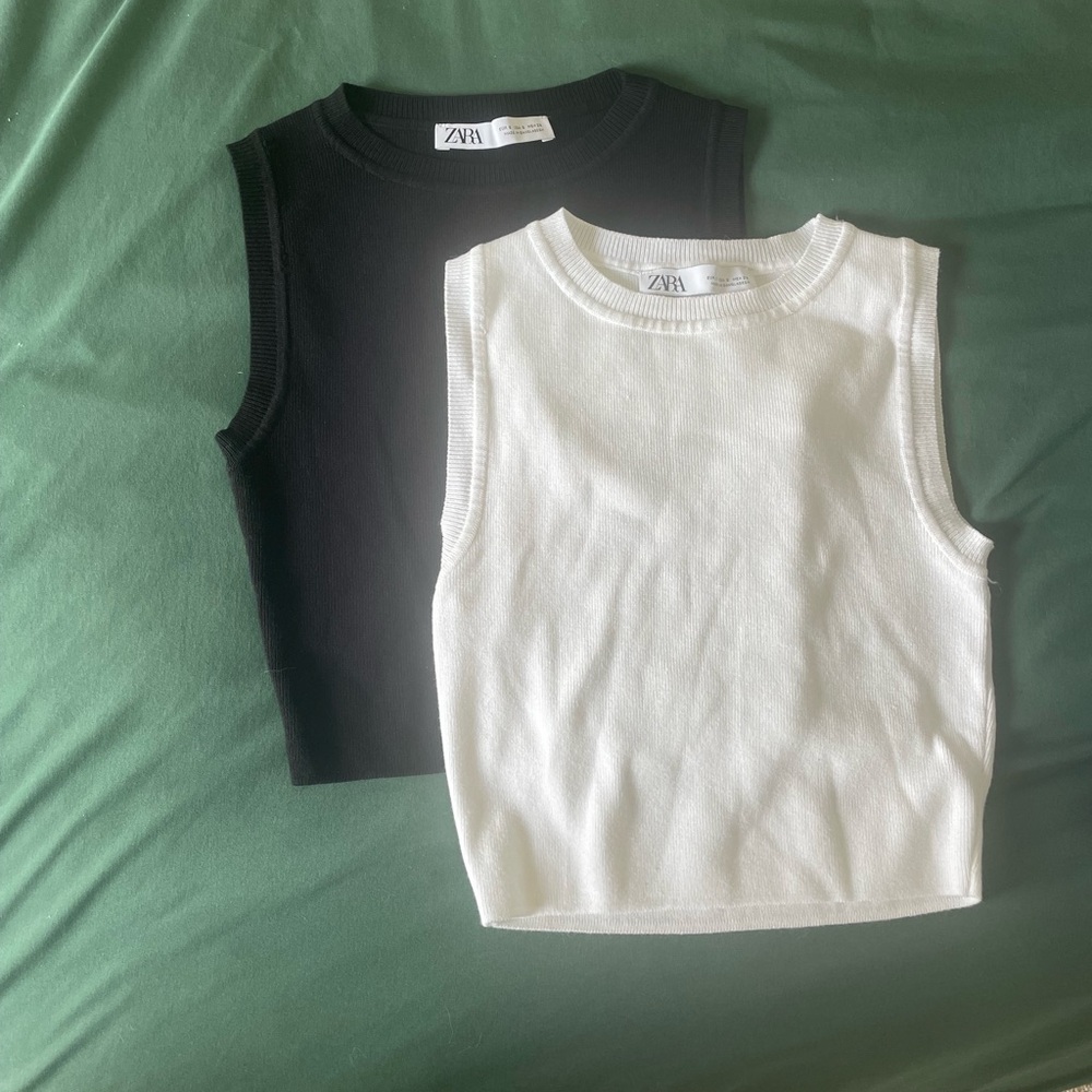 Crop tops from Zara